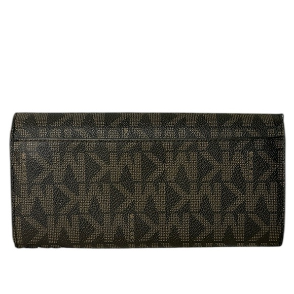 Authentic Michael Kors Signature Brown Wallet - Picture 2 of 3